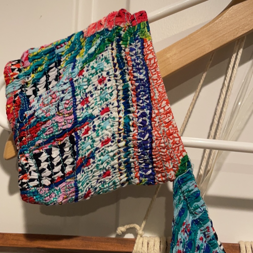 Jaase Patchwork Multi Print Mini Dress - image 6